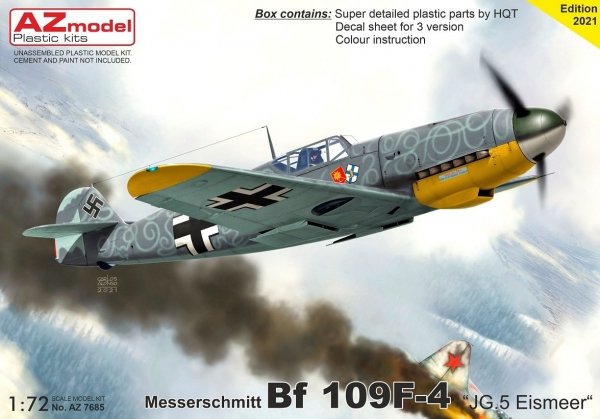 AZ Model AZ7685 Bf 109F-4 „JG.5 Eismeer“ 1/72