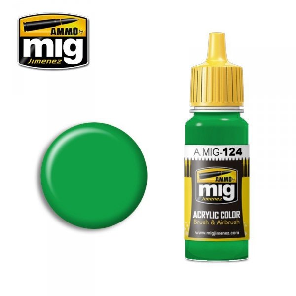 AMMO of Mig Jimenez 0124 LIME GREEN 17ml