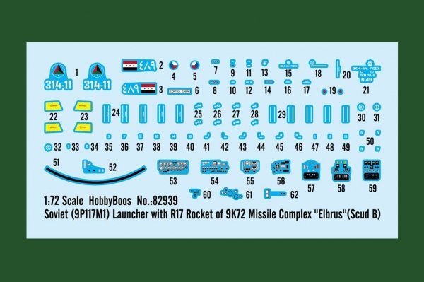 Hobby Boss 82939 Former Soviet Scud-B ballistic missile 1/72