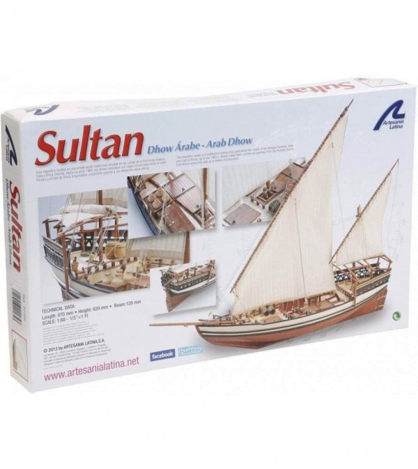 ARTESANIA LATINA 22165 Sultan - arabski dhow 1/60