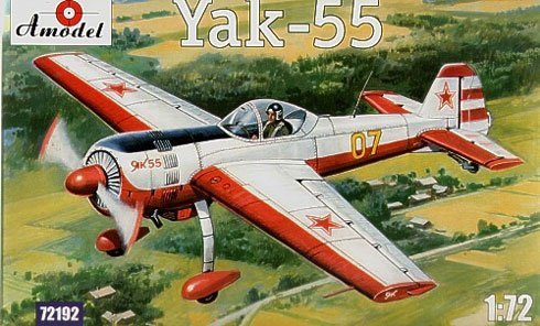 A-Model 72192 Soviet aerobatic aircraft Yakovlev Yak-55 1:72