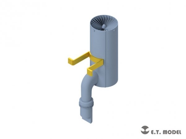 E.T. Model P35-233 Exhaust Muffler (Flammvernichter) for Panther G Late 1/35