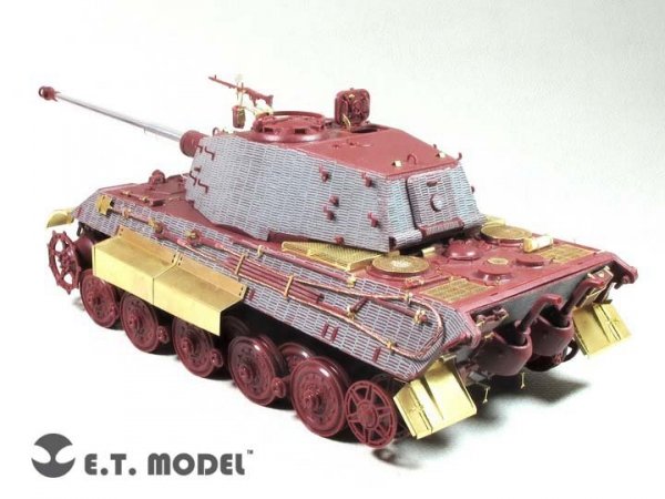 E.T. Model EA35-121 WWII German King Tiger Fender &amp; Side Skirts For Meng Kit 1/35