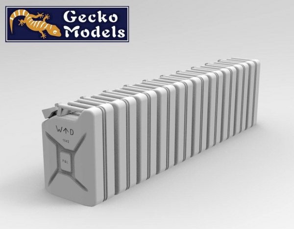 Gecko Models 35GM0158 British Type 1942 5gal/20L Jerry Can Set 1/35