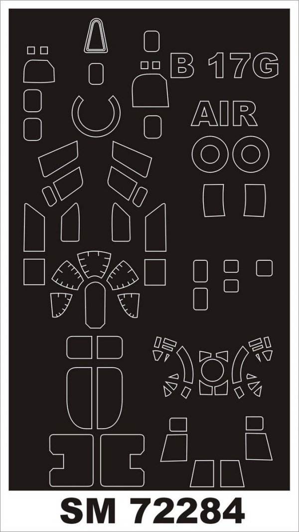 Montex SM72284 B-17G AIRFIX 1/72