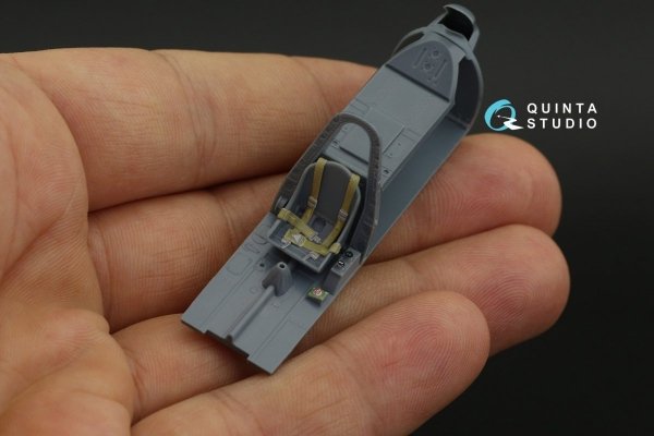 Quinta Studio QD48247 P-39 3D-Printed &amp; coloured Interior on decal paper ( Eduard ) 1/48