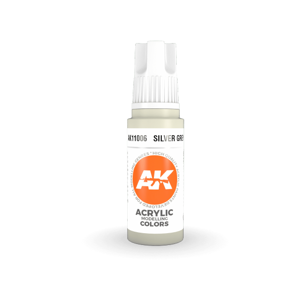 AK Interactive AK11006 Silver Grey 17ml