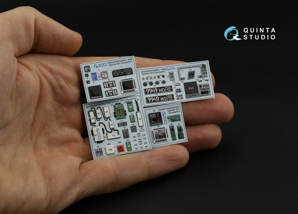 Quinta Studio QD35079 K-4386 Typhoon VDV 3D-Printed &amp; coloured Interior on decal paper (Zvezda) 1/35