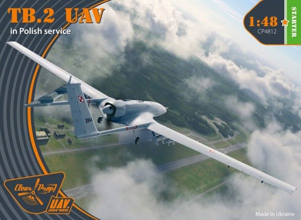 Clear Prop! CP4812 TB.2 UAV in Polish Service STARTER KIT 1/48