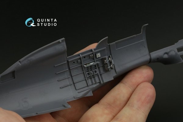Quinta Studio QD32201 Macchi MC.202 Folgore Early 3D-Printed &amp; coloured Interior on decal paper (Italeri) 1/32