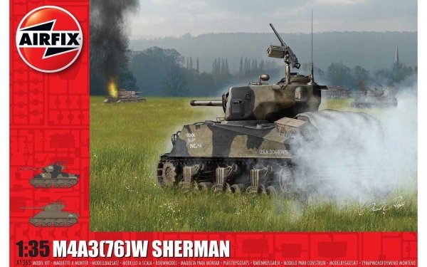 Airfix 1365 M4A3(76)W, Battle of the Bulge 1/35