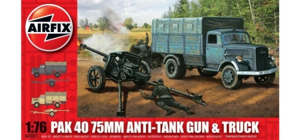 Airfix 02315V PaK 40 75mm Anti-Tank Gun Truck 1/76