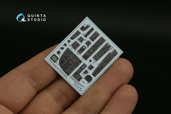 Quinta Studio QDS-48394 A-6E TRAM 3D-Printed &amp; coloured Interior on decal paper (Kinetic) (Small version) 1/48