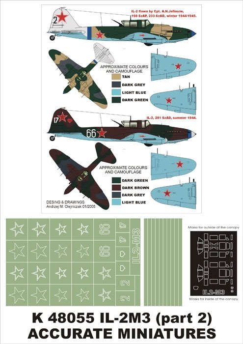 Montex K48055 Il-2M3 1/48