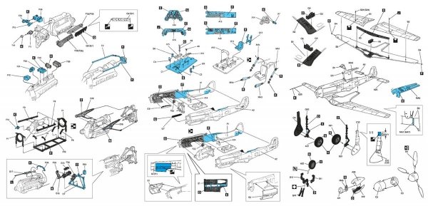 Hobby 2000 48018 Focke-Wulf Ta 152 H-1 ( DRAGON + CARTOGRAF ) 1/48