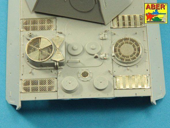 Aber 35G35 Grilles for Panther, Ausf.G; Jagdpanther, Ausf.G2 - Late Models for Takom 1/35