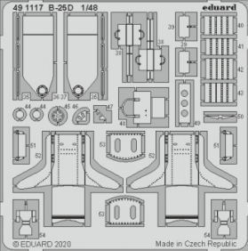 Eduard 491117 B-25D 1/48 REVELL