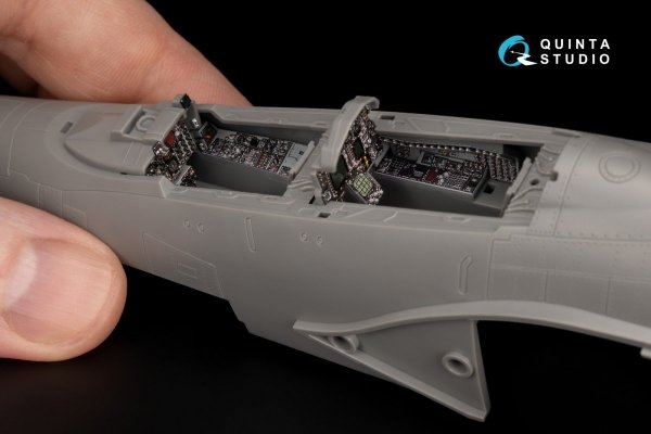 Quinta Studio QDS-48342 F-4G late 3D-Printed &amp; coloured Interior on decal paper (Meng) (Small version) 1/48