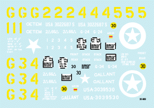 Star Decals 35-989 US 66th Armoured Regiment 1/35