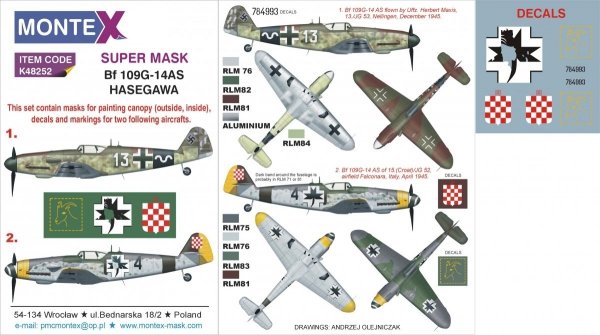 Montex K48252 Bf 109G-14AS 1/48