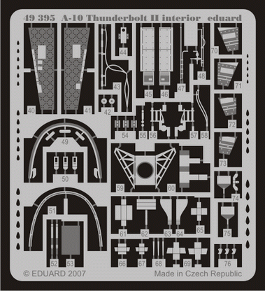 Eduard 49395 A-10 interior 1/48 Hobby Boss