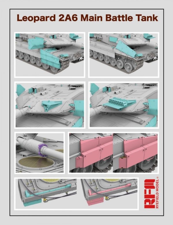 Rye Field Model 5065 Leopard 2A6 Main Battle Tank 1/35