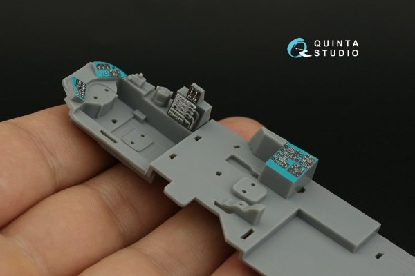 Quinta Studio QDS-48356 Mi-24D 3D-Printed &amp; coloured Interior on decal paper (Trumpeter) (Small version) 1/48