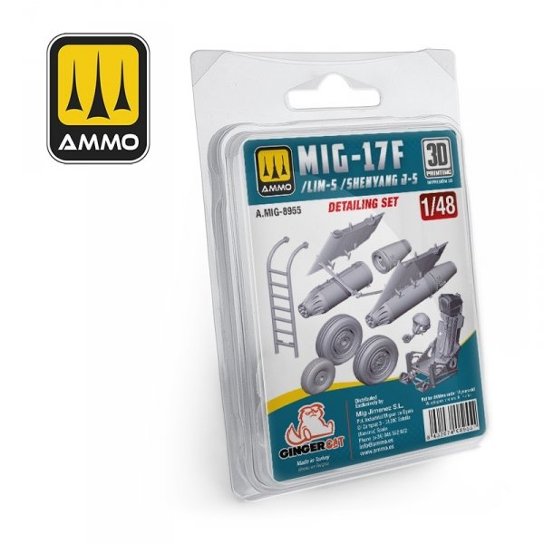 Ammo of Mig 8955 MiG-17F /LIM-5 /SHENYANG J-5 Detailing Set 1/48