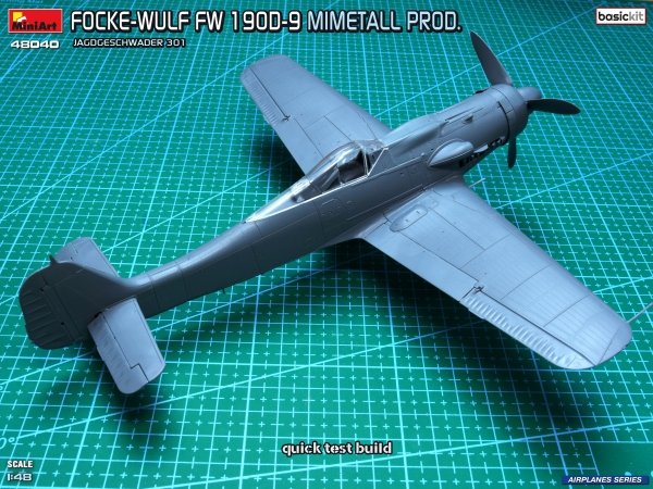 MiniArt 48040 FOCKE-WULF FW 190D-9. MIMETALL PROD. JAGDGESCHWADER 301. BASIC KIT 1/48