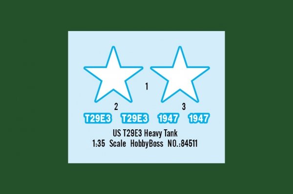 Hobby Boss 84511 US T29E3 Heavy Tank 1/35