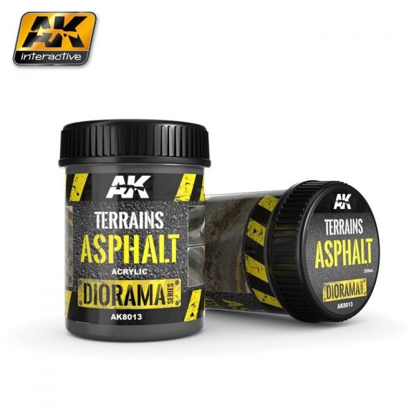 AK Interactive AK8013 Terrains Asphalt 250ML