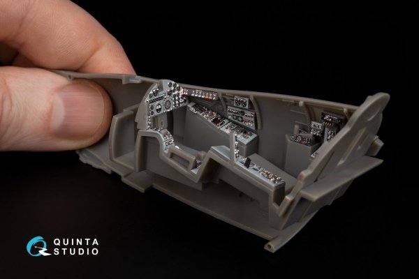 Quinta Studio QD48368 Buccaneer S.2 early 3D-Printed &amp; coloured Interior on decal paper (Airfix) 1/48