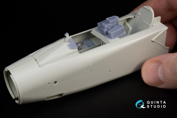 Quinta Studio QDS+48264 Tornado ECR Italian 3D-Printed coloured Interior on decal paper (Revell) (small version) (with 3D-printed resin parts) 1/48