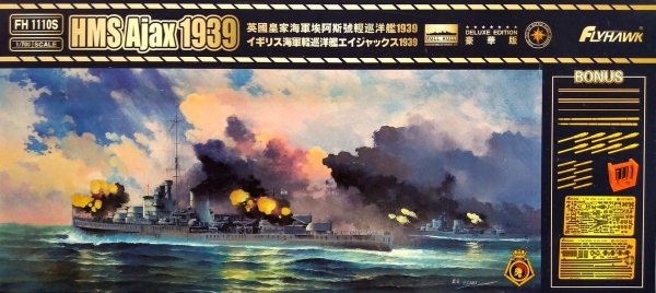 FlyHawk Model FH1110S HMS Ajax 1939 - Deluxe Edition 1/700