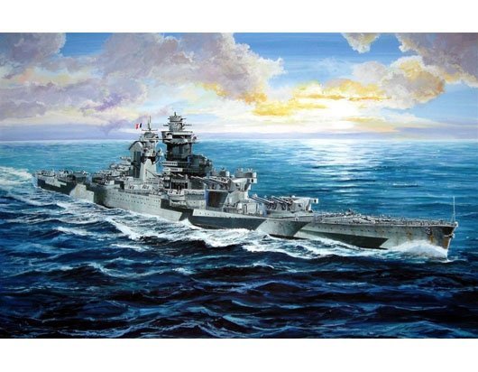 Trumpeter 05750 French Battleship Richelieu 1943 1/700