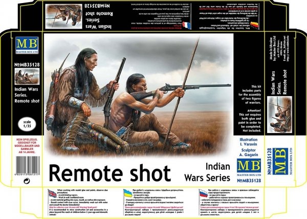 Master Box 35128 Remote Shot Indian Wars Series 1/24