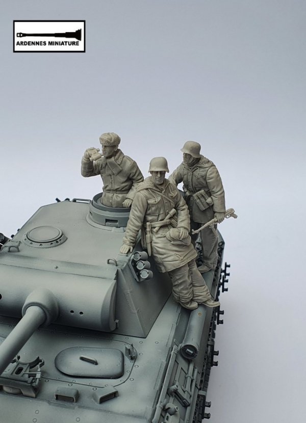 Ardennes Miniature 35017 WW2 PANZER COMMANDER 1/35