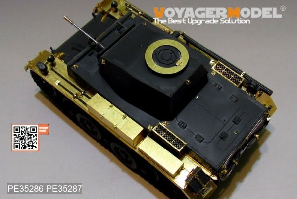 Voyager Model PE35286 WWII German Pz.Kpfw.II Ausf.G(B ver include Gun barrel) for 5M 3500 1/35