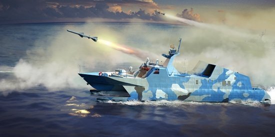 Trumpeter 00108 PLA Navy Type 22 Missile Boat 1/144