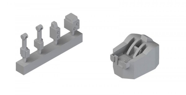 MK1 Design MS-20016 HMS HOOD MAST&amp;RADAR SET 1/200