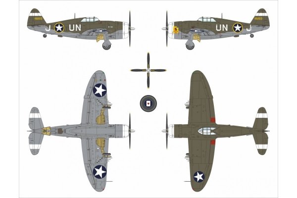 Dora Wings 48055 P-47C-2 Thunderbolt 1/48
