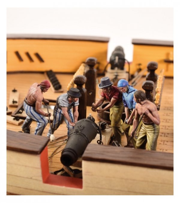 ARTESANIA LATINA 22906F Metalowe Figurki HMS Surprise - zestaw 10 figurek 1/48