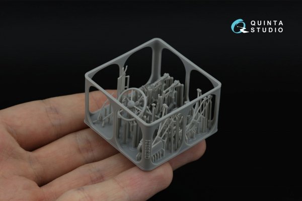 Quinta Studio QT35021 ZiL-130 Detailing set ( for AVD kit )( 3D-printed resign parts ) 1/35