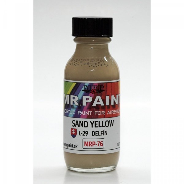 MR. Paint MRP-076 SAND YELLOW L-29 DELFIN Slovak AF 30ml