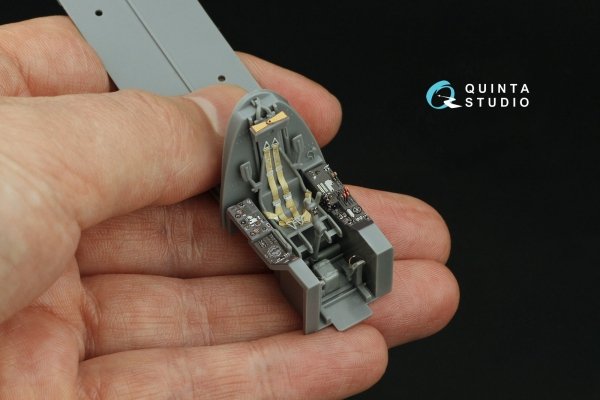 Quinta Studio QD48515 Do 335A-12 Trainer 3D-Printed &amp; coloured Interior on decal paper (Tamiya) 1/48