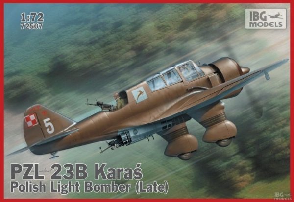 IBG 72507 PZL 23B Karaś Polish Light Bomber late (1:72)