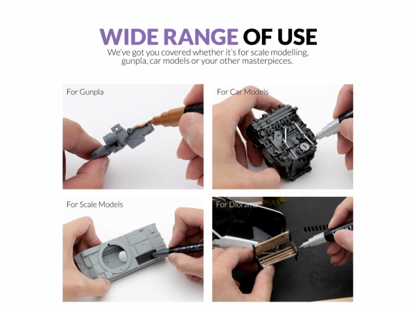 Gaahleri GM-MS08 Metallic Series Markers Dark Gold