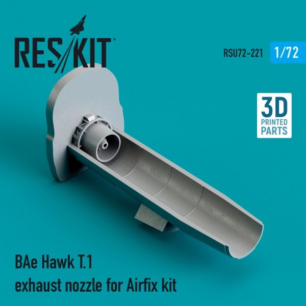 RESKIT RSU72-0221 BAE HAWK T.1 EXHAUST NOZZLE FOR AIRFIX KIT (3D PRINTED) 1/72