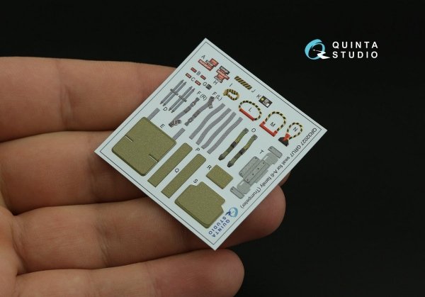 Quinta Studio QD32106 A-6E Intruder 3D-Printed &amp; coloured Interior on decal paper (Trumpeter) 1/32