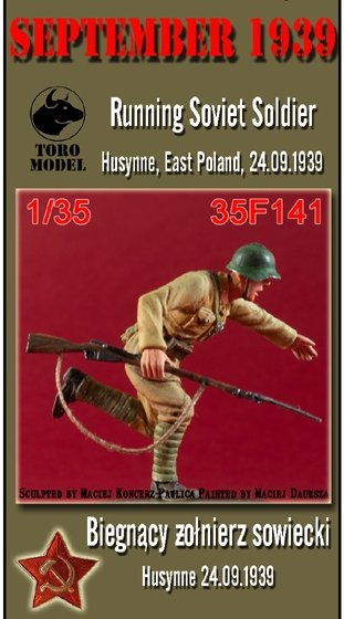 Toro 35F141 Biegnący Żołnierz Sowiecki - Husynne, 24.09.1939 - Wrzesień 1939 1/35